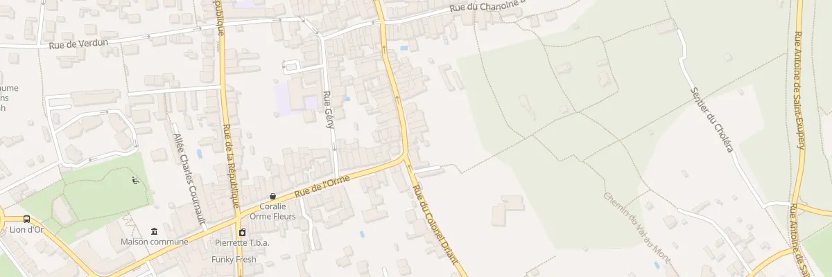 Plan du 6 Rue de l’Eglise à Malzéville
