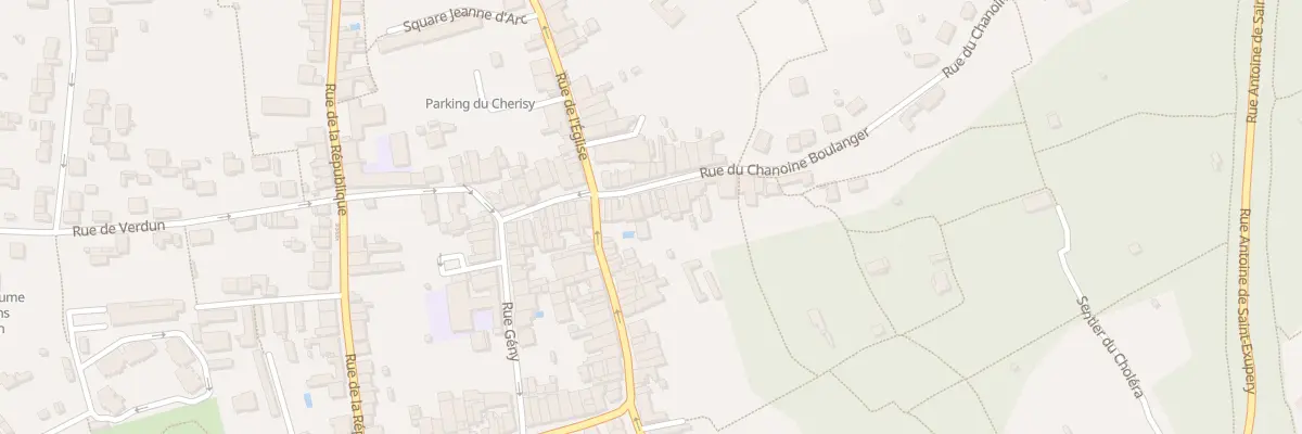 Plan du 8 Rue du Chanoine Boulanger à Malzéville