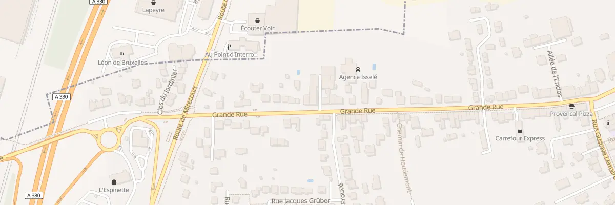 Plan du 152 Gr Grande Rue à Heillecourt
