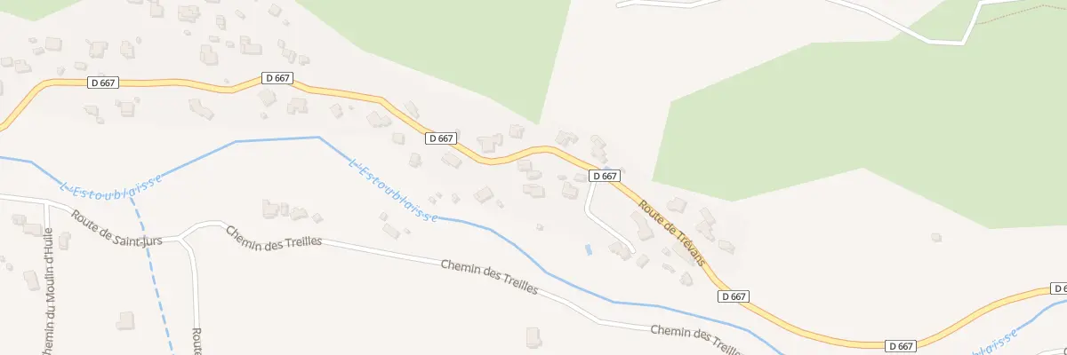 Plan du 1152 Rte de Trévans à Estoublon