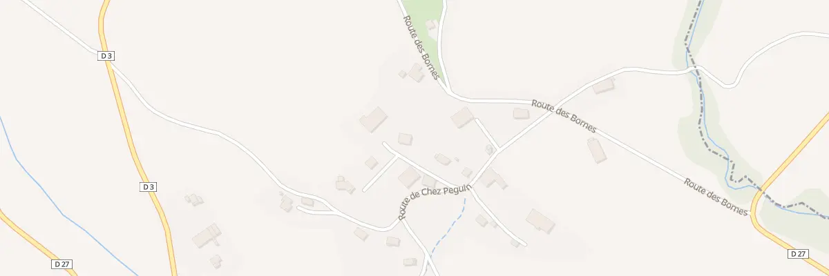 Plan du 327 Rte de chez Peguin à Menthonnex-en-Bornes