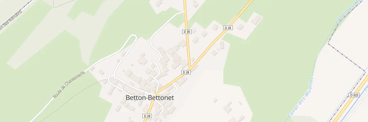 Plan du 510 Rte d’Hauteville à Betton-Bettonet