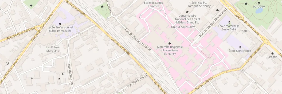 Plan du 22 Rue Docteur Liebault à Nancy