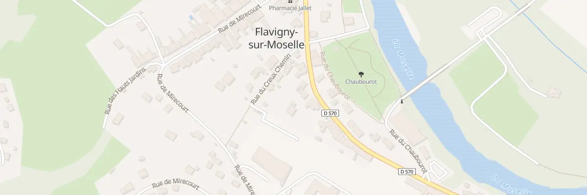 Plan du 12 Rue du Doyen Jacques Parisot à Flavigny-sur-Moselle