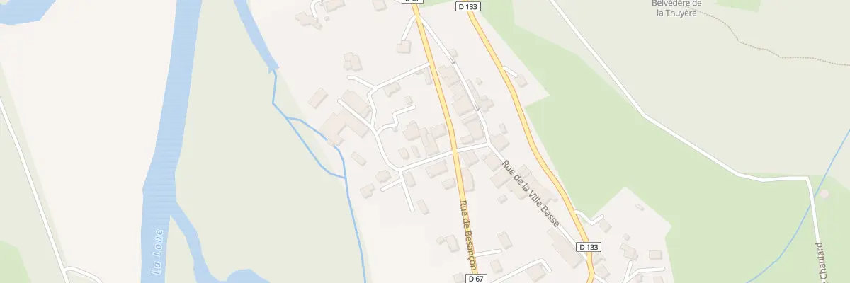 Plan du 8 Rue du Moulin à Montgesoye