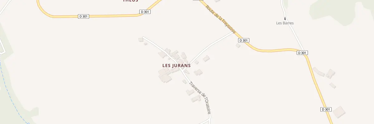 Plan du 7009 Les Jurans à Bellaffaire