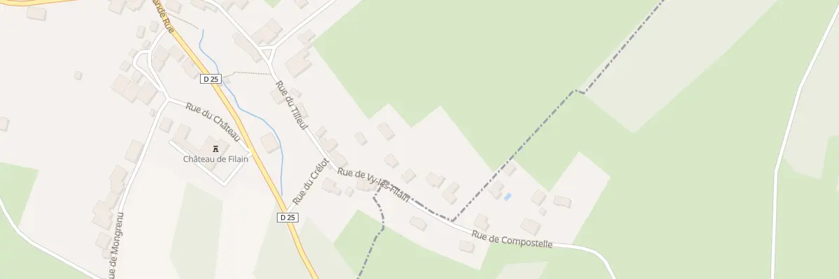 Plan du 5 Rue de Vy les Filain à Filain