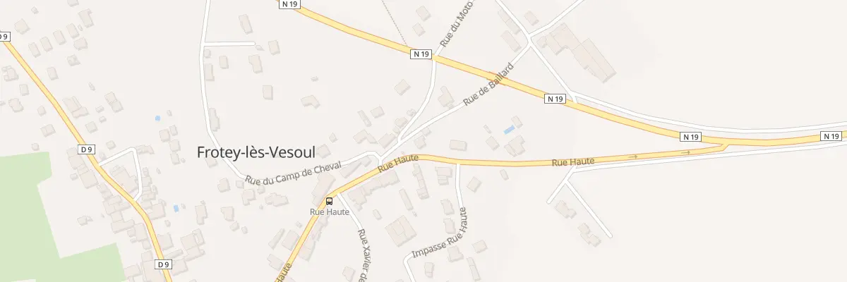 Plan du 2 Rue de Baillard à Frotey-lès-Vesoul