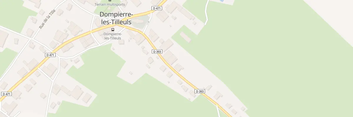 Plan du 7 Rue du Stade à Dompierre-les-Tilleuls