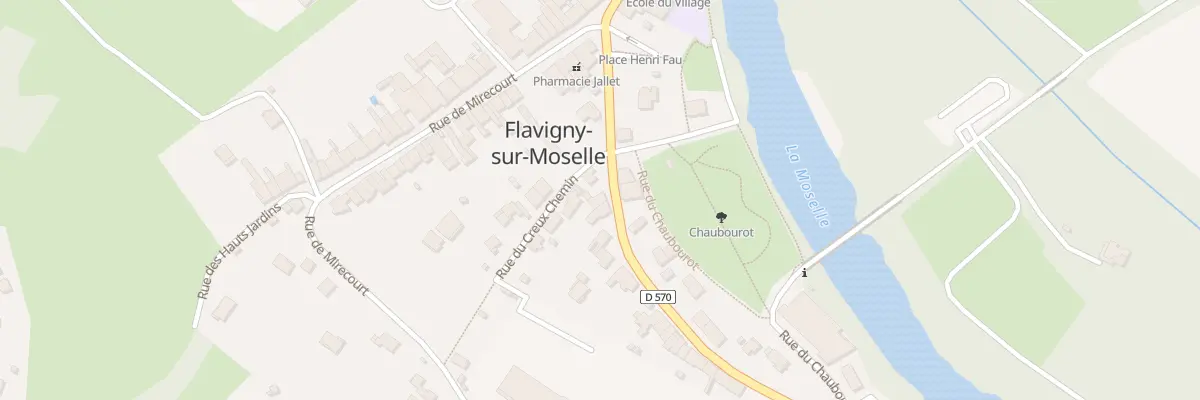 Plan du 8 Rue du Doyen Jacques Parisot à Flavigny-sur-Moselle