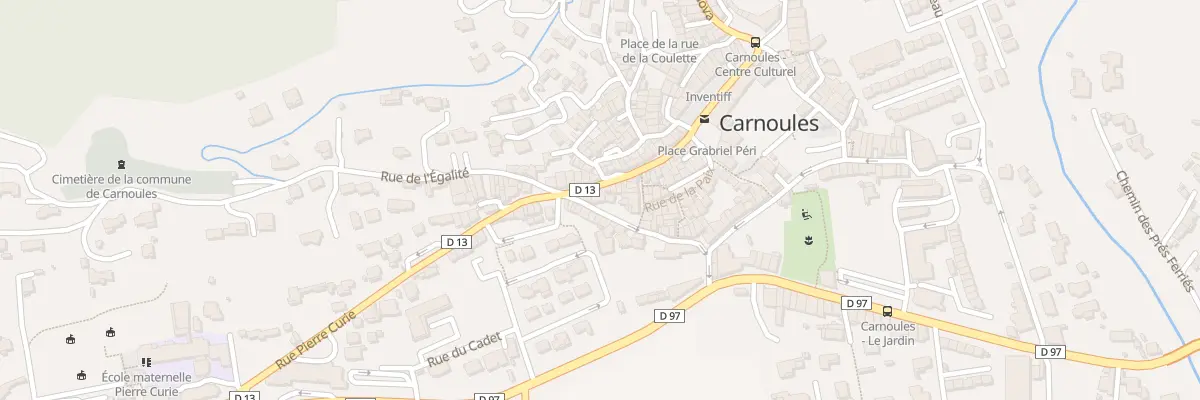 Plan du 97 Rue Pierre Curie à Carnoules