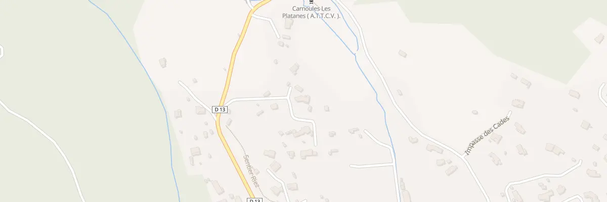 Plan du 1 Les Moulieres à Carnoules