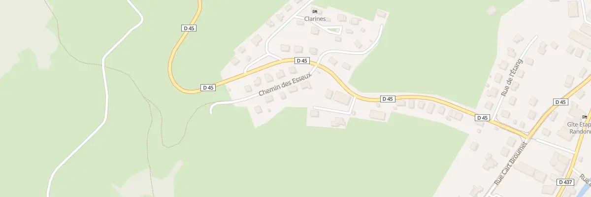 Plan du 3 Che des Esseux à Mouthe