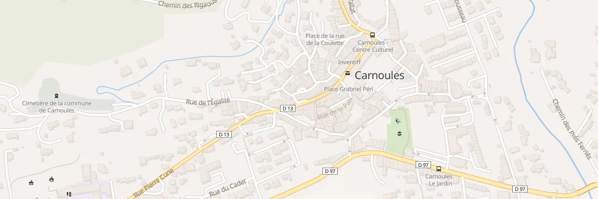 Plan du 12 Imp des Bergeries à Carnoules