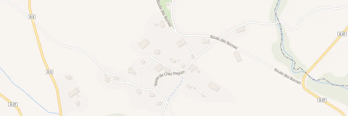 Plan du 331 Rte de chez Peguin à Menthonnex-en-Bornes