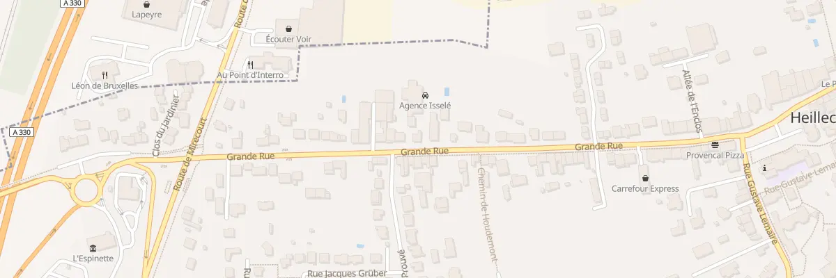 Plan du 140 Gr Grande Rue à Heillecourt