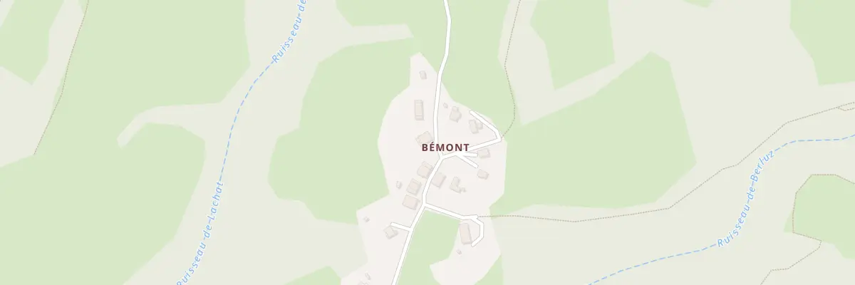 Plan du 854 Rte de Bemont à Fillière