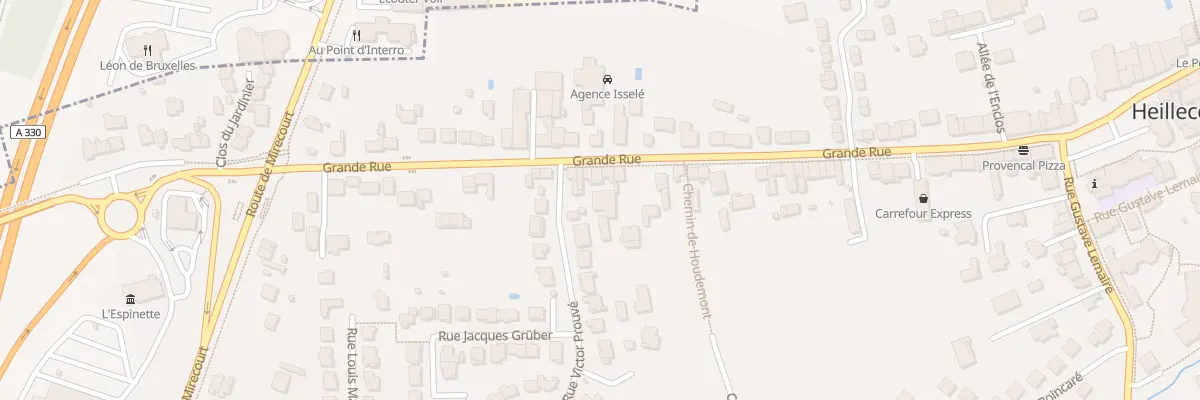 Plan du 121T Gr Grande Rue à Heillecourt