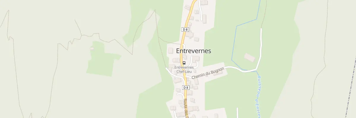 Plan du 5033 La Ville à Entrevernes