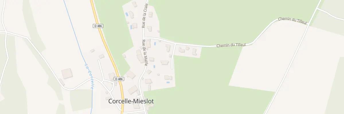Plan du 6 Che du Tilleul à Corcelle-Mieslot
