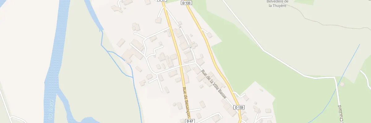 Plan du 4 Rue du Moulin à Montgesoye