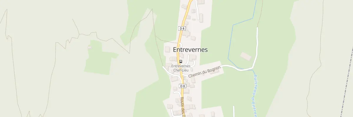 Plan du 90 Rte des Droblesses à Entrevernes