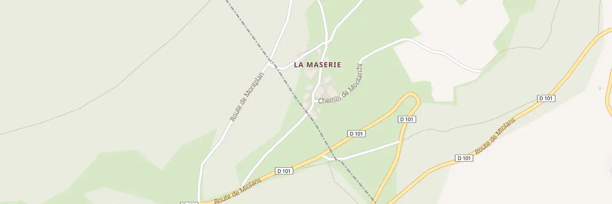 Plan du 5200 La Maserie à Saint-Pierre-d’Albigny