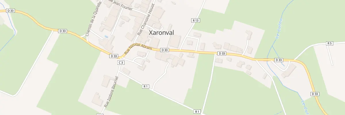 Plan du 15 Rue Nicolas Abram à Xaronval