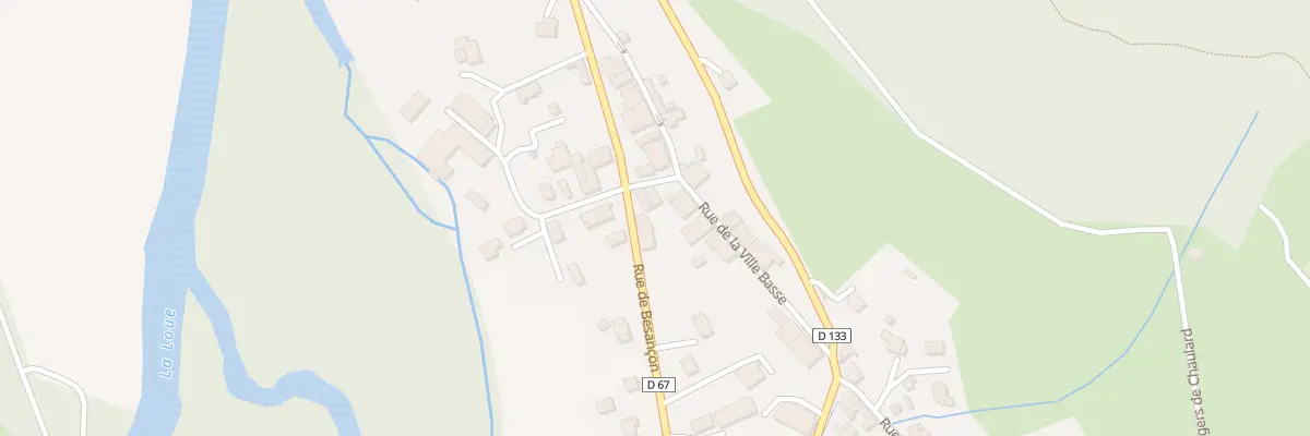 Plan du 30 Rue de Besançon à Montgesoye