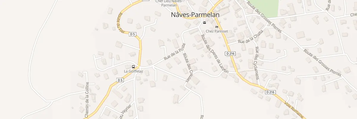 Plan du 155 Rue de la Poste à Nâves-Parmelan