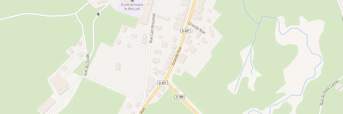 Plan du 78 Grande Rue à Mouthe