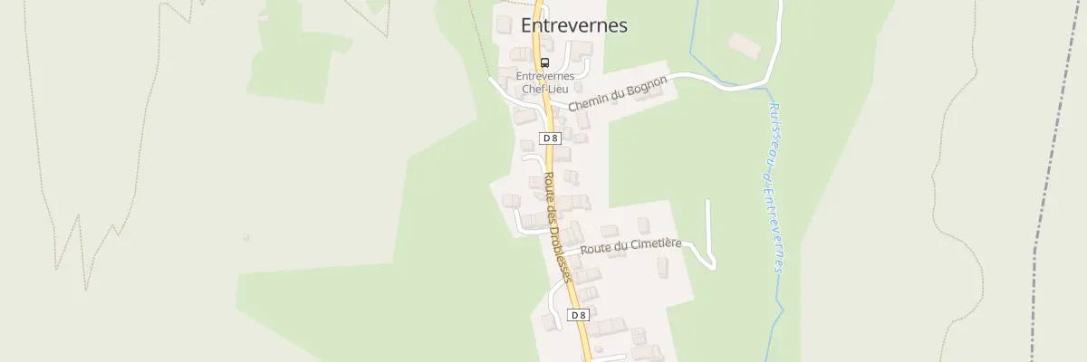 Plan du 5027 La Ville à Entrevernes