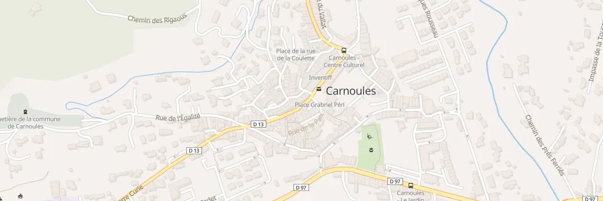 Plan du 22 Rue Pierre Curie à Carnoules