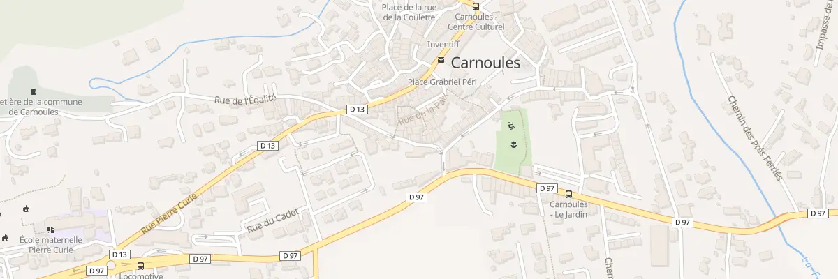 Plan du 34 Rue Jules Vallés à Carnoules