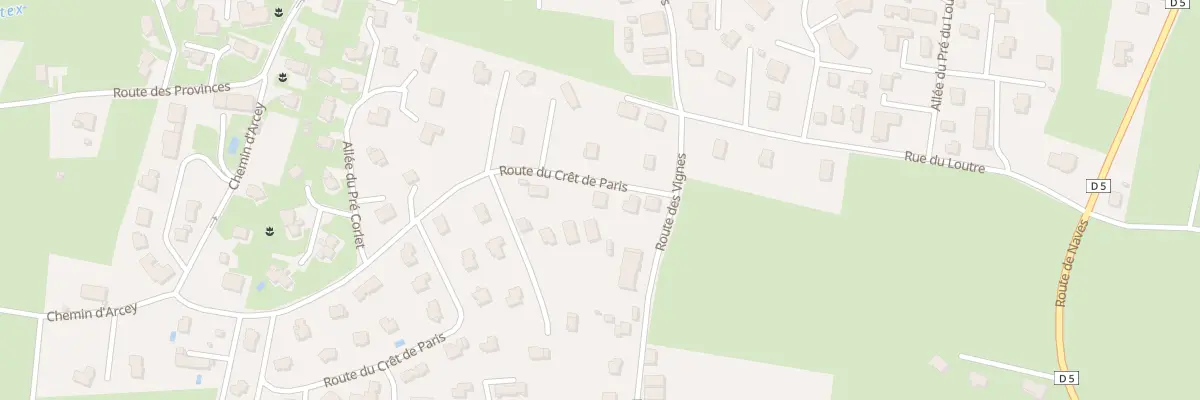 Plan du 49 Rte du Crêt de Paris à Villaz