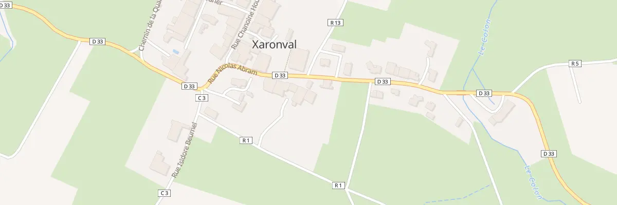 Plan du 11 Rue Nicolas Abram à Xaronval