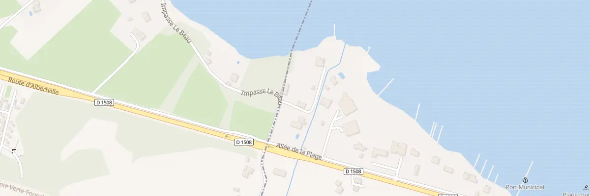 Plan du 86 All le Beau à Duingt