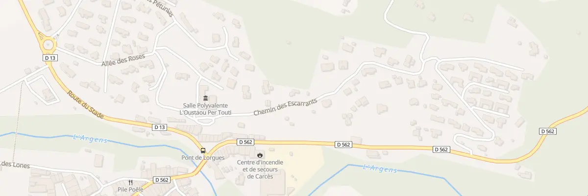 Plan du 5616 Les Escarrants à Carcès