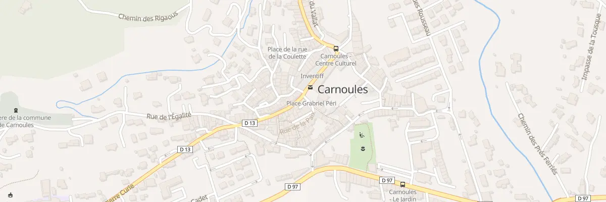 Plan du 4 Pl Gabriel Peri à Carnoules