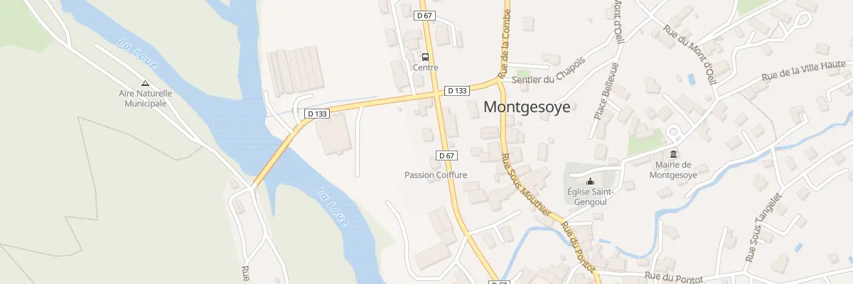 Plan du 9 Rue de Besançon à Montgesoye