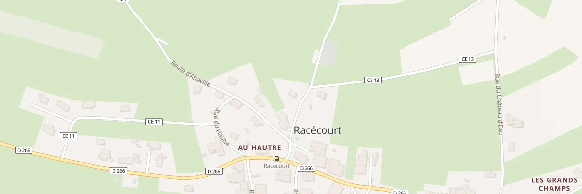 Plan du 1 Che Abbé Grandclaudon à Racécourt