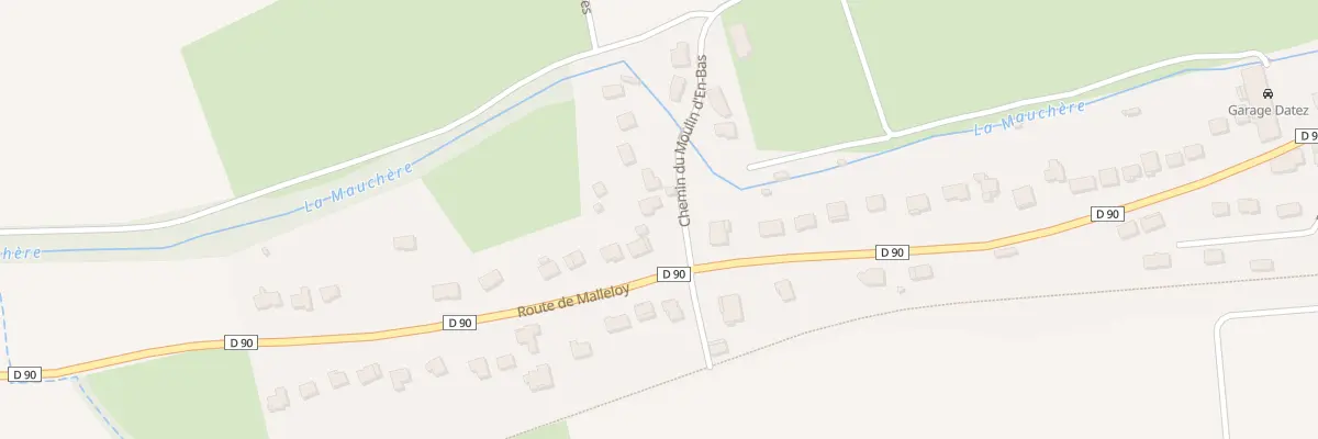 Plan du 46 Rte de Malleloy à Faulx