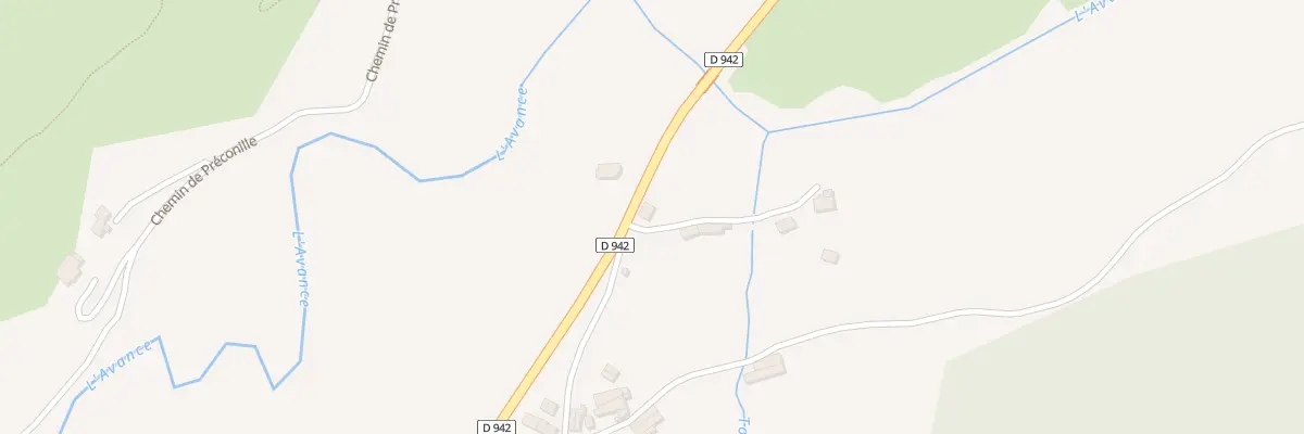 Plan du 5088 La Plaine à Avançon