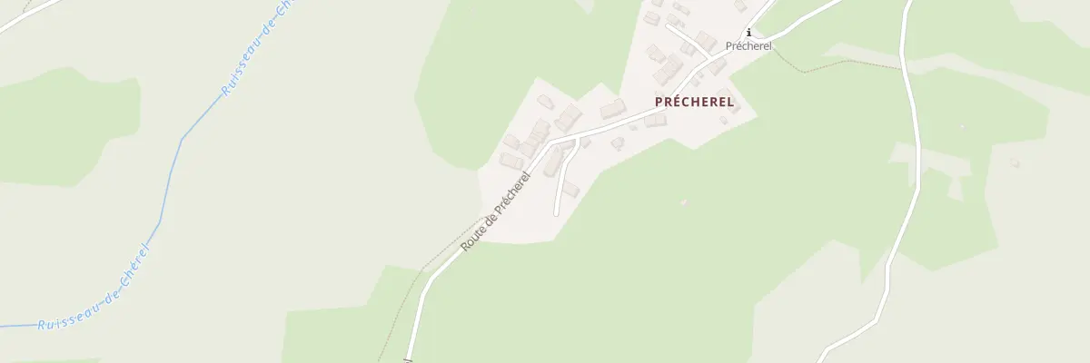Plan de Precherel à Jarsy