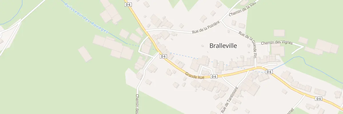 Plan du 9 Gr Grande Rue à Bralleville