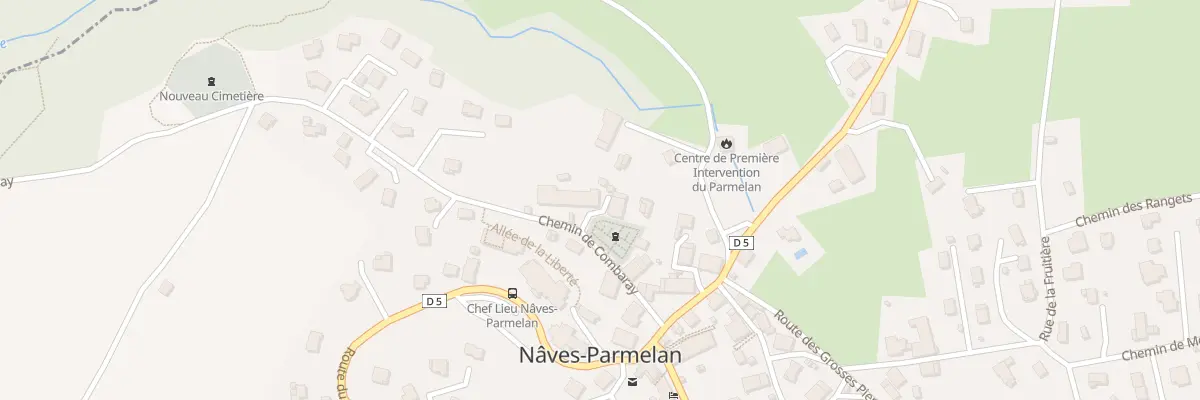 Plan du 98 Che du Combaray à Nâves-Parmelan