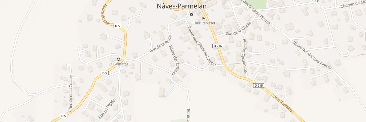Plan du 65 Rte des Creuses à Nâves-Parmelan