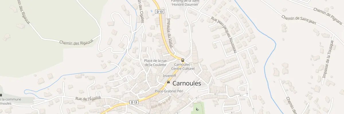 Plan du 33 Rue Danielle Casanova à Carnoules