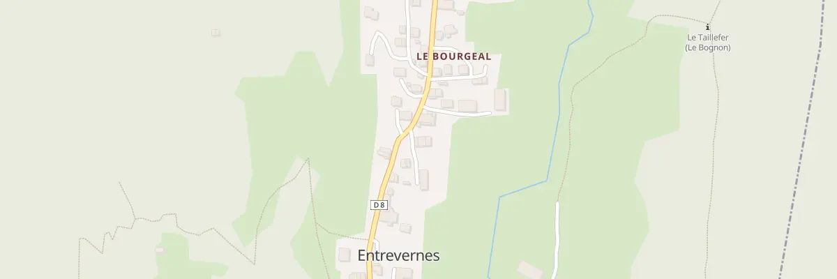 Plan du 5021A Le Bourgeal à Entrevernes