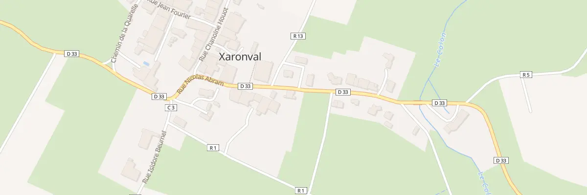 Plan du 9 Rue Nicolas Abram à Xaronval